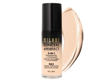 Conceal + Perfect 2-in-1 Foundation + Concealer kryjący podkład do twarzy 0A3 Warm Porcelain 30ml on Sale