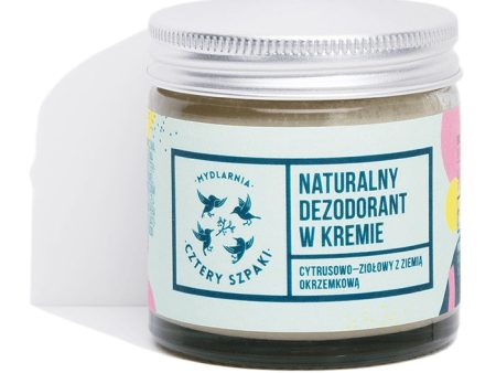 Naturalny dezodorant w kremie z ziemią okrzemkową Cytusowo-Ziołowy 60ml Fashion