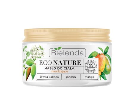 Eco Nature masło do ciała nawilżające Śliwka Kakadu & Jaśmin & Mango 250ml For Sale