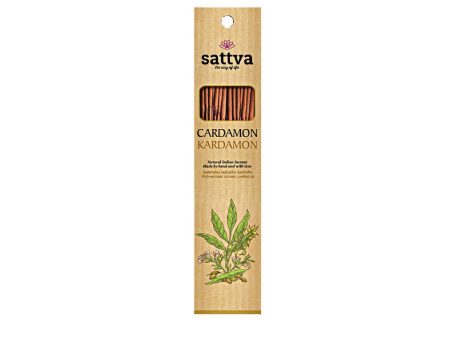 Natural Indian Incense naturalne indyjskie kadzidełko Kardamon 15szt For Discount