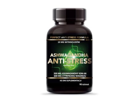 Ashwagandha Anti-Stress suplement diety 90 tabletek Supply