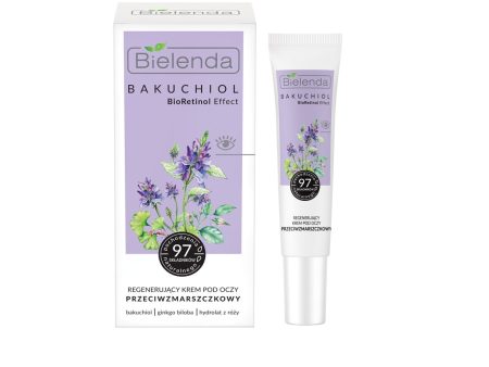 Bakuchiol BioRetinol Effect regenerujący krem przeciwzmarszczkowy pod oczy 15ml Hot on Sale