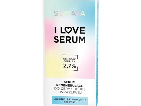 I Love Serum serum regenerujące do cery suchej i wrażliwej 30ml Fashion