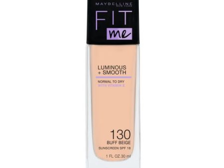 Fit Me Luminous + Smooth Foundation rozświetlający podkład do twarzy 130 Buff Beige 30ml For Sale