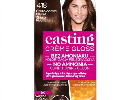 Casting Creme Gloss farba do włosów 418 Czekoladowa Mokka Cheap