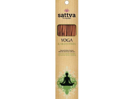 Natural Indian Incense naturalne indyjskie kadzidełko Yoga & Meditation 15szt Online Hot Sale