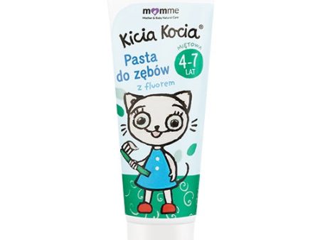 Kicia Kocia pasta do zębów z fluorem 4-7 lat Mięta 50ml For Discount