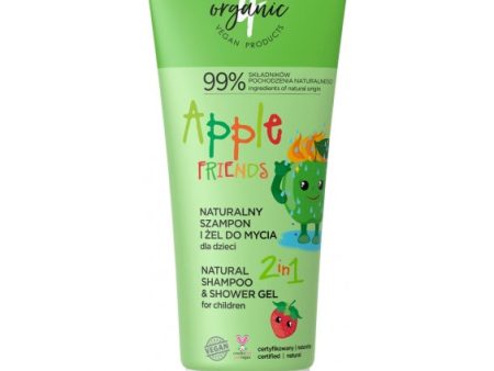 Naturalny szampon i żel do mycia dla dzieci 2w1 Apple Friends 200ml Supply