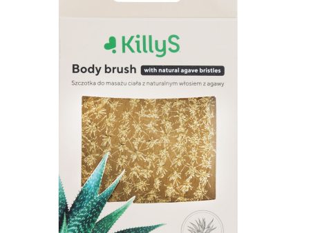 Body Brush szczotka do ciała z naturalnym włosiem z agawy For Discount