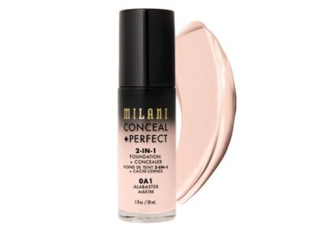 Conceal + Perfect 2-in-1 Foundation + Concealer kryjący podkład do twarzy 0A1 Alabaster 30ml Hot on Sale