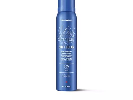 Lightdimensions Soft Color pianka koloryzująca do włosów 10 Violet 125ml Hot on Sale